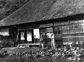 
Le Japon de 1937 à 1939 vu par André Leroi-Gourhan, l'architecture rurale. Une cour de ferme à H...