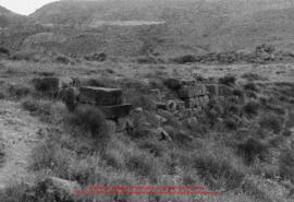 Film n°33. Khirbat adh-Dharih (Wadi Laaban). Prospection autour d'Iraq al-Amir, juin 1983