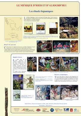 
Le Mexique, terrain de recherche pour l'archéologie et l'ethnologie française. Les rituels tlapa...